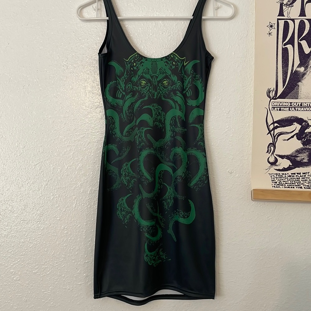 BlackMilk Cthulhu bodycon dress